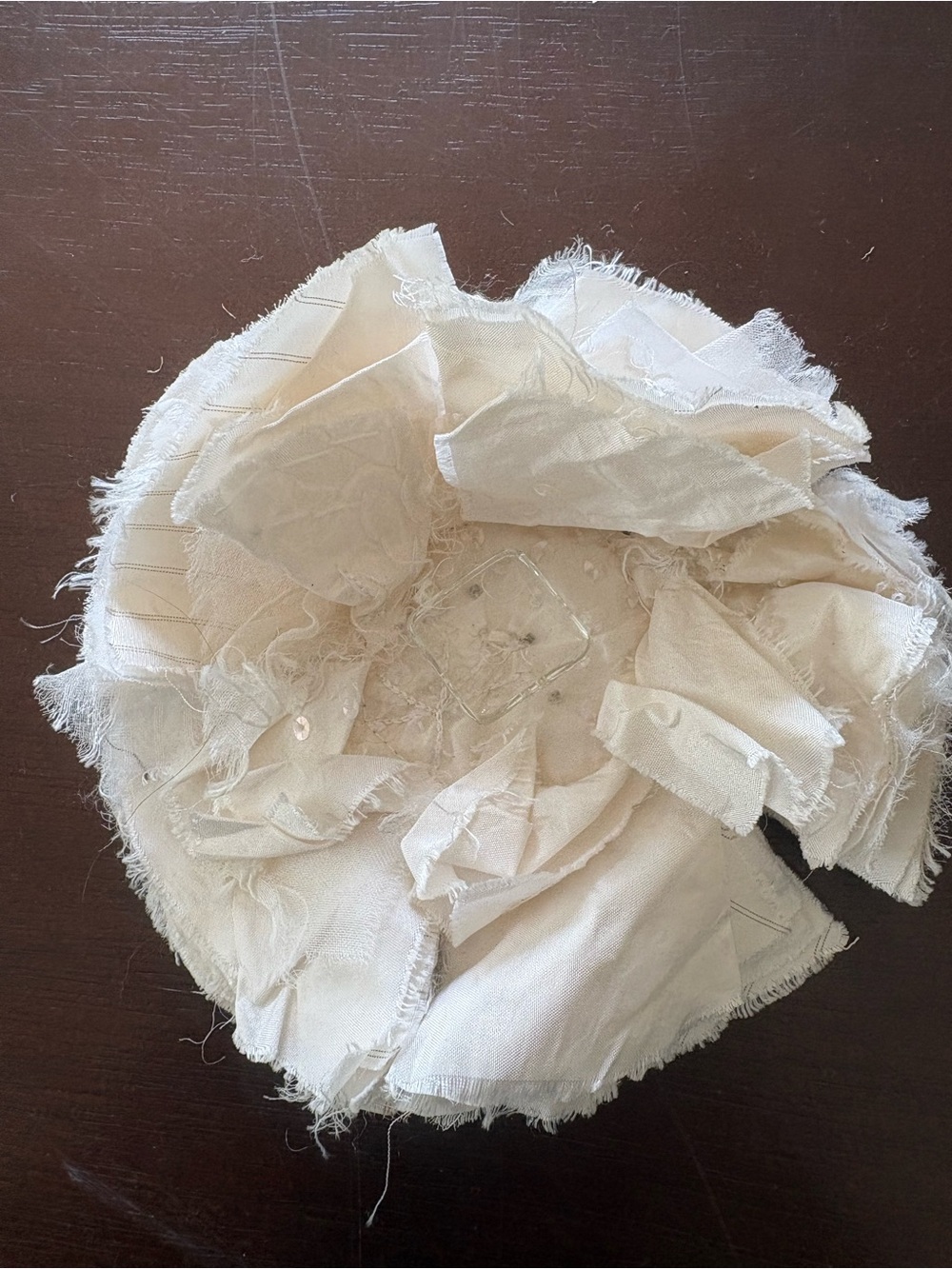 Elegant Cream Fabric Flower Brooch - Women Jewelry Brooches